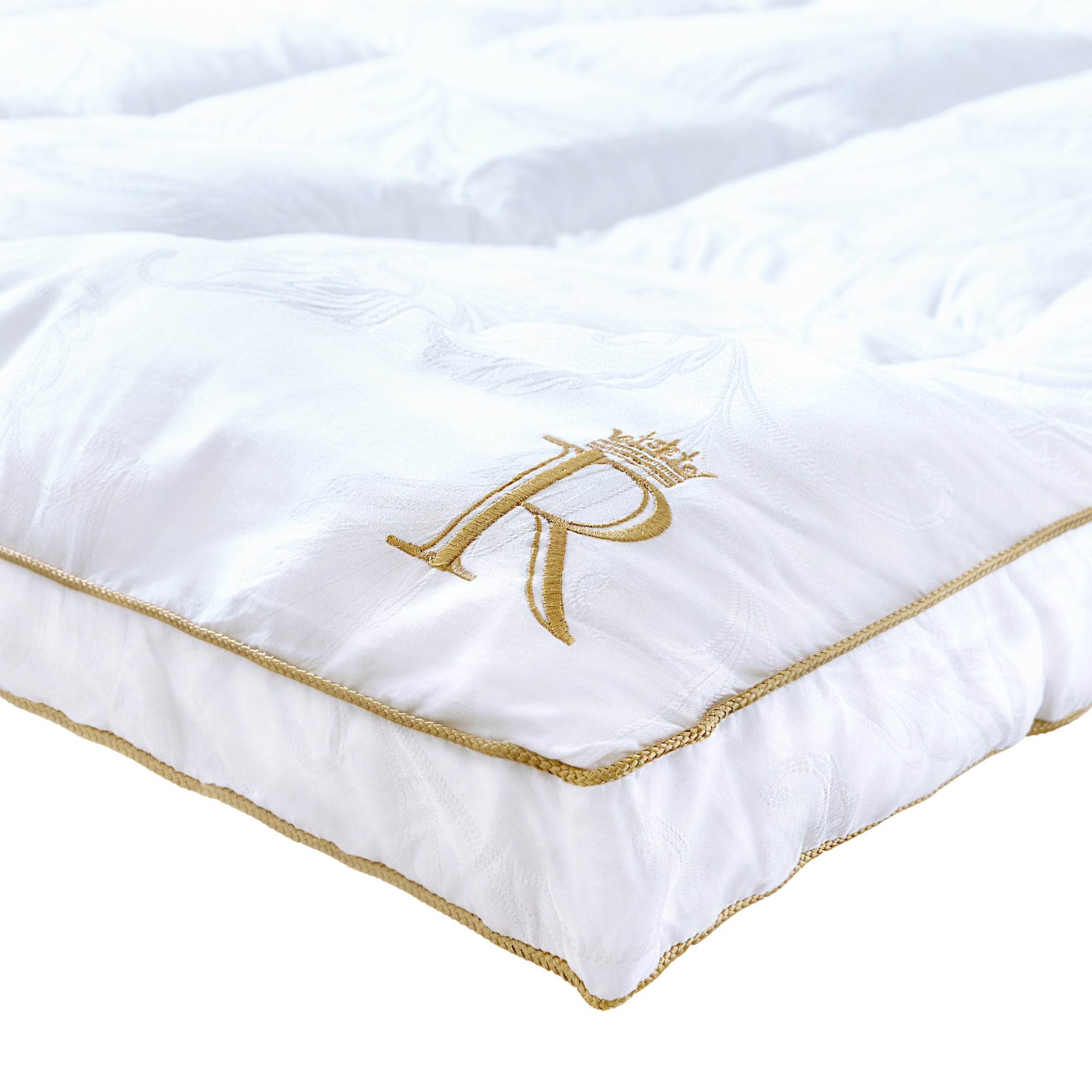 Royal Therapy Mattress Pad - 100% Cotton, Plush Thick Mattress Pad